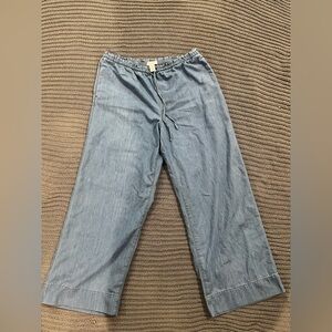 H&M Blue Wide Leg Jeans
